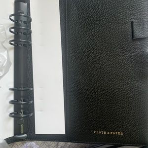 A5 cloth and paper planner
